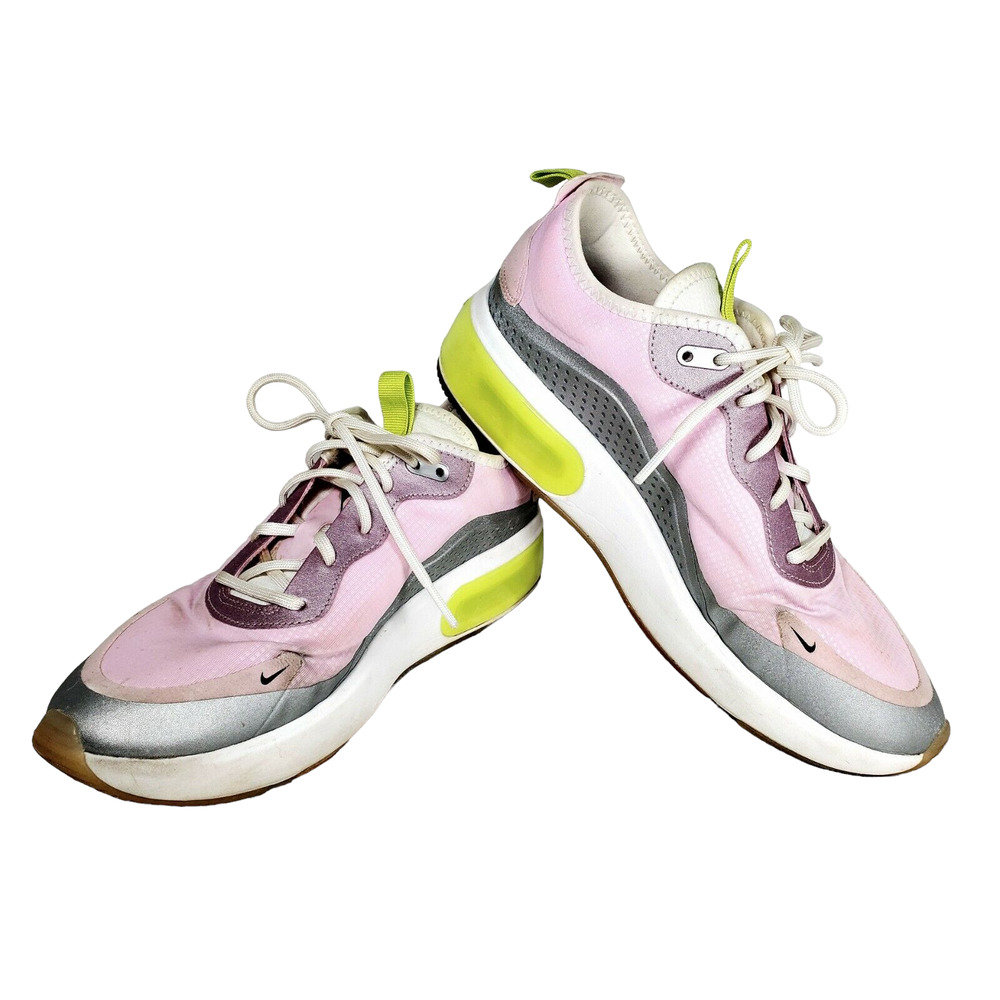 Nike Air Max DIA Low Womens Size 9 Running Shoes Pink Foam Volt (CI9910-600)